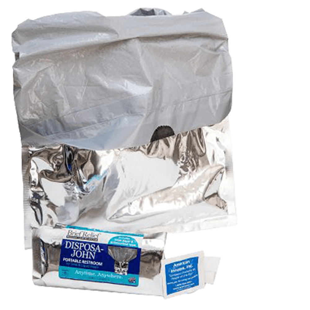 Brief Relief Disposa-John Portable Restroom-50 Per Case from GME Supply